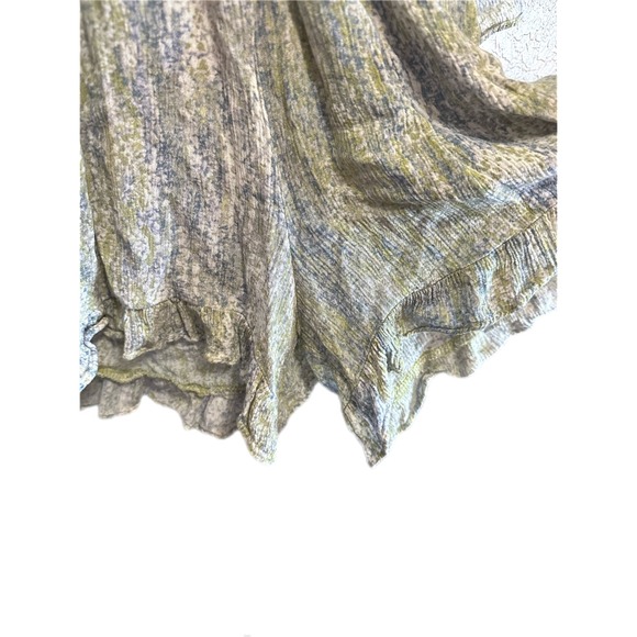 ODDY Kaftan Tunic Dress Boho Butterfly Sleeve Smocked Waist Print 1XL - Picture 5 of 8